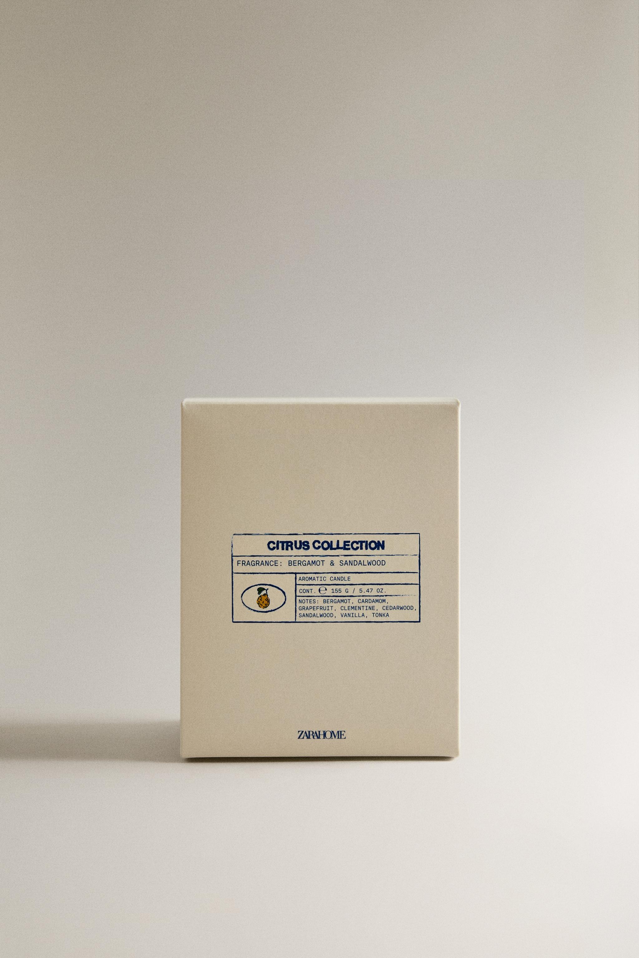 G) BERGAMOT & SANDALWOOD SCENTED CANDLE